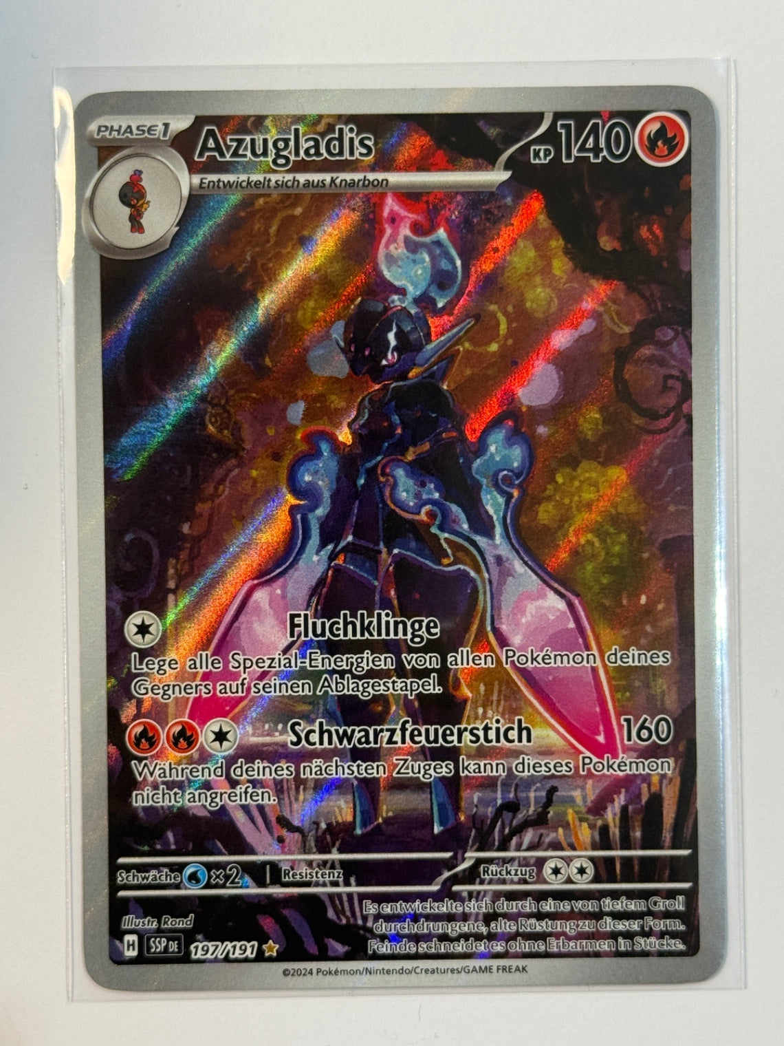 Azugladis Selten, Illustration Stürmische Funken 197 NM