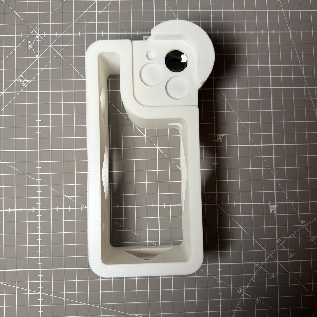 iPhone-Halterung für 10x LED-Lupe – TCG-Karten Centering & Prüfung