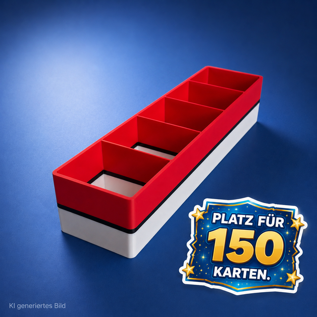 TCG Storage Box – Classic Red Edition