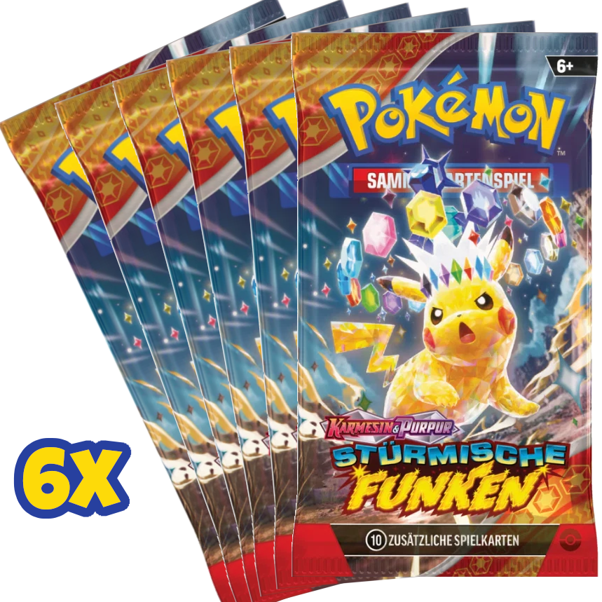 Pokemon Stürmische Funken Booster Deutsch