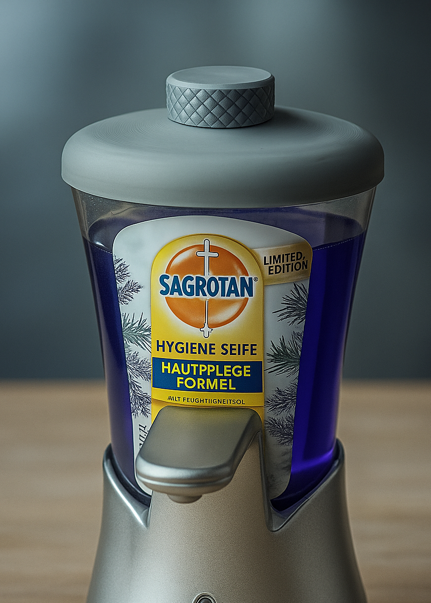 Sagrotan No Touch - Seifenspender Deckel mit Verschluss - Seife selber nachfüllen