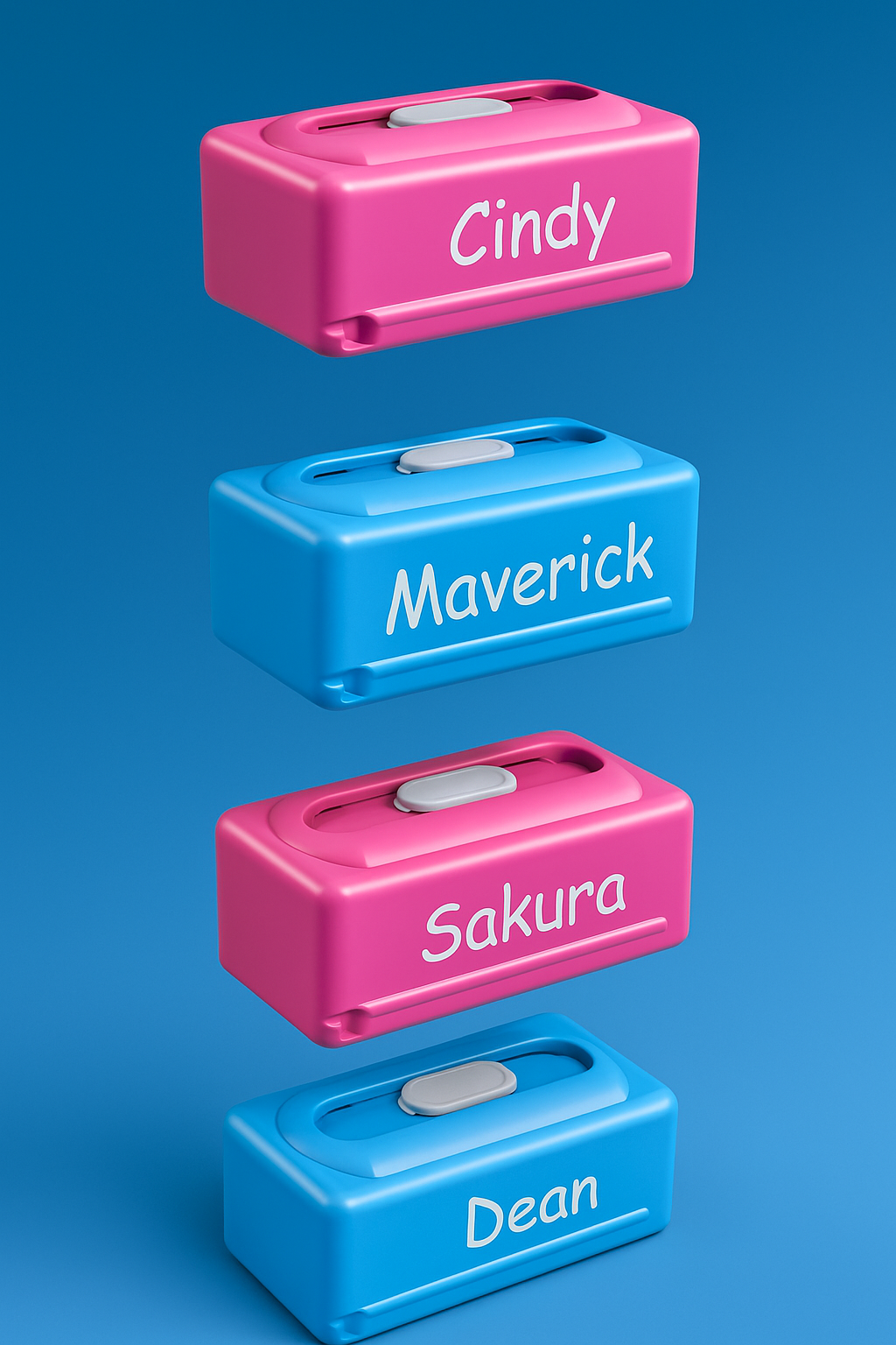 Personalisierte Feuchttücherbox – mit Namen & Magnetverschluss