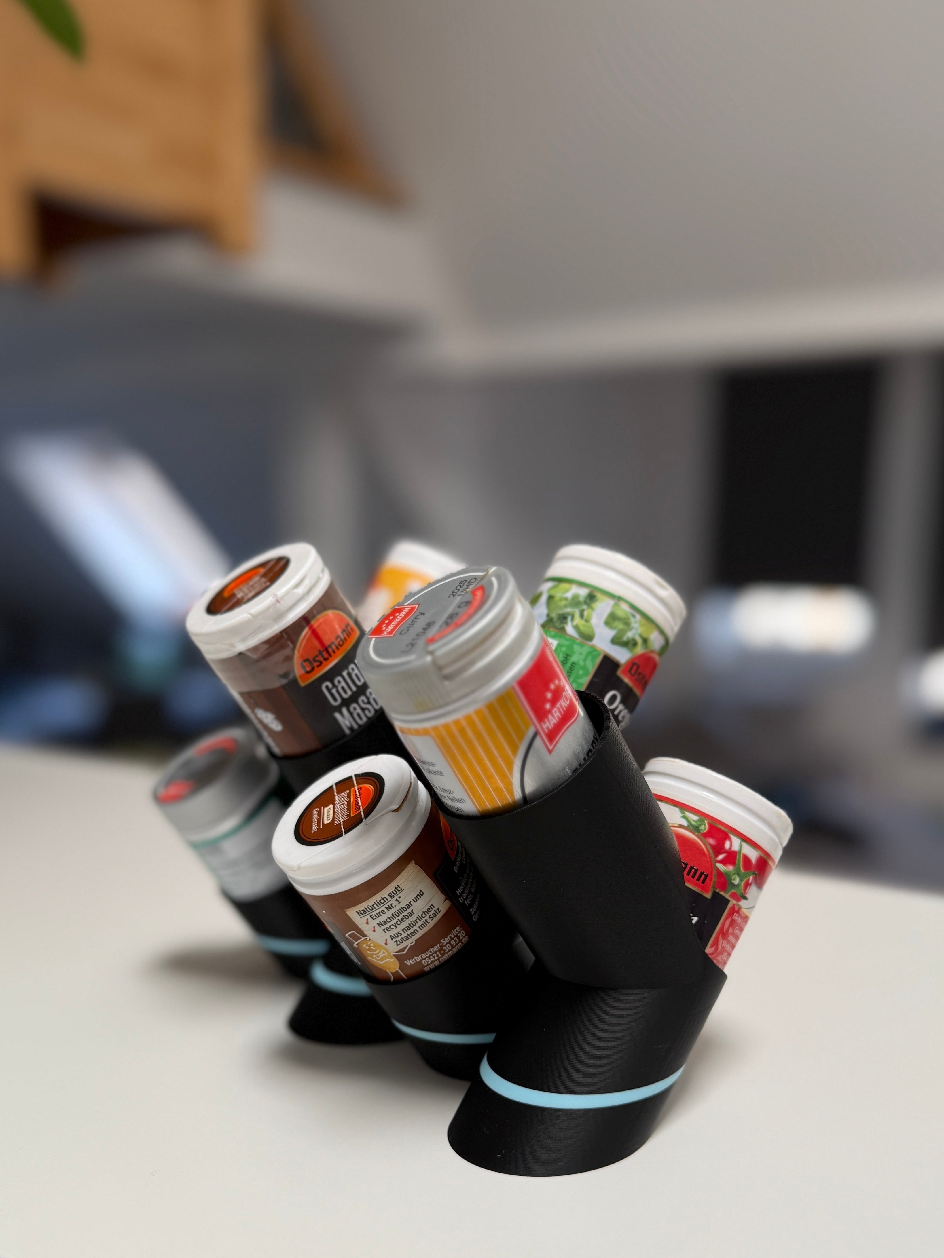 Stylischer Gewürzständer x8