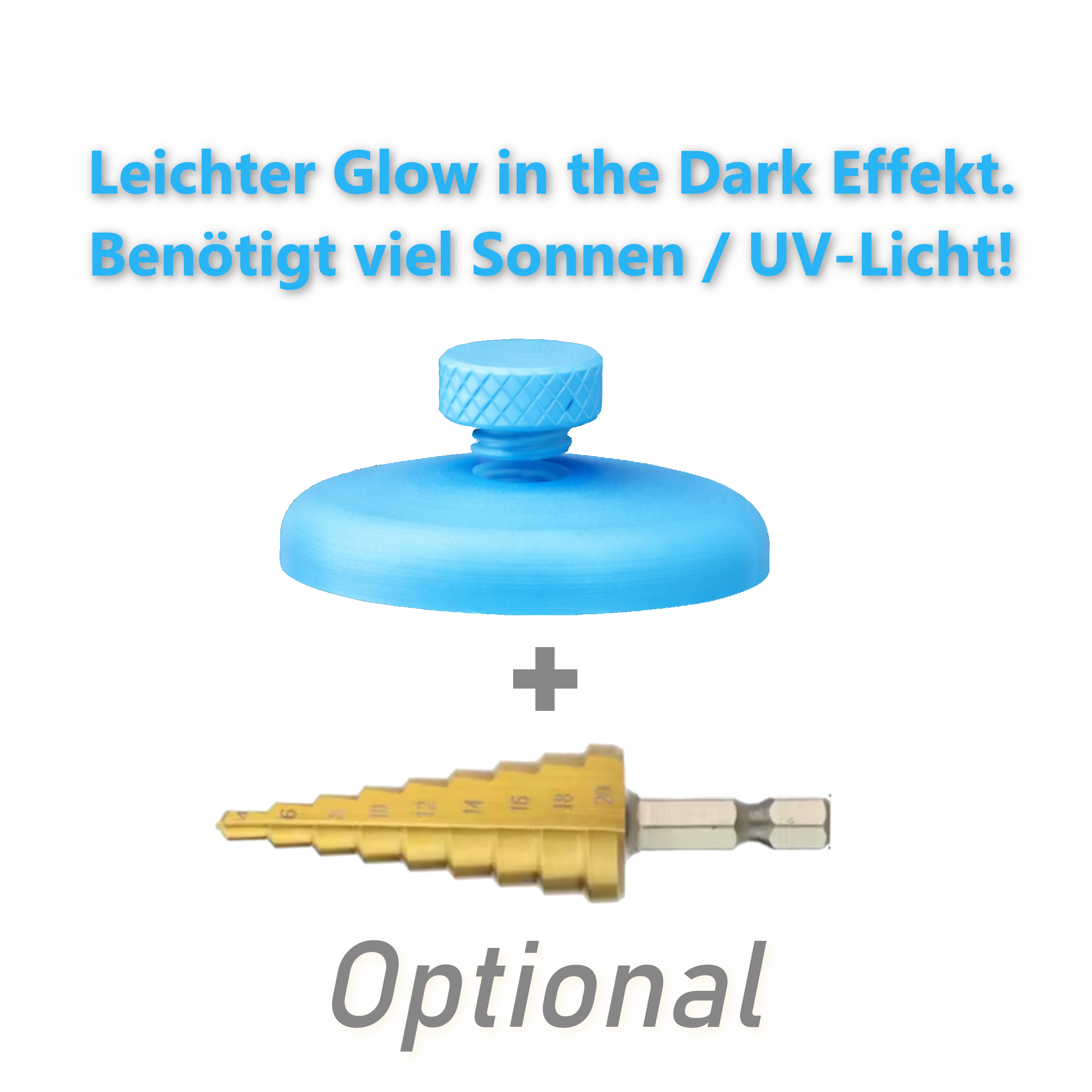 No Touch - Seifenspender Deckel mit Verschluss - Seife selber nachfüllen - Kein Original Teil Glow