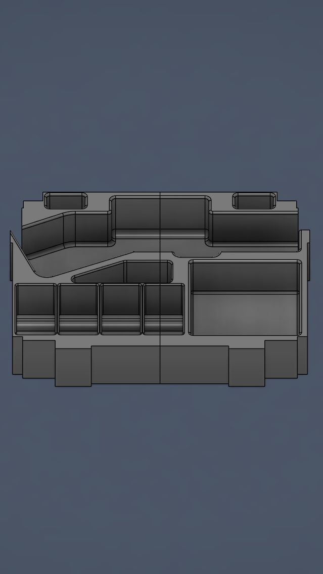Inlay für Makita MAKPAC Gr.1 – passend für Milwaukee M12 Raptor