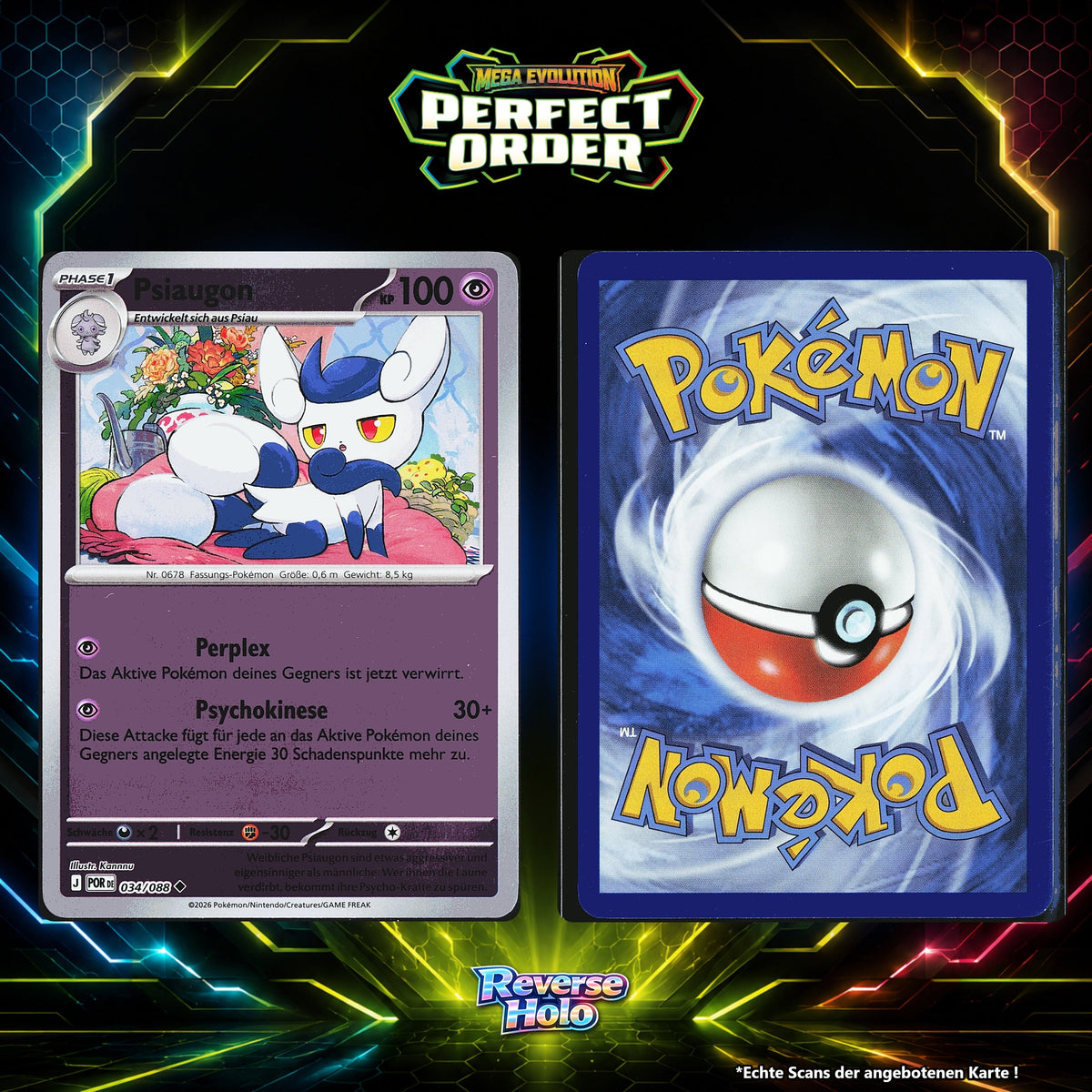 Psiaugon Reverse Holo POR 34/88
