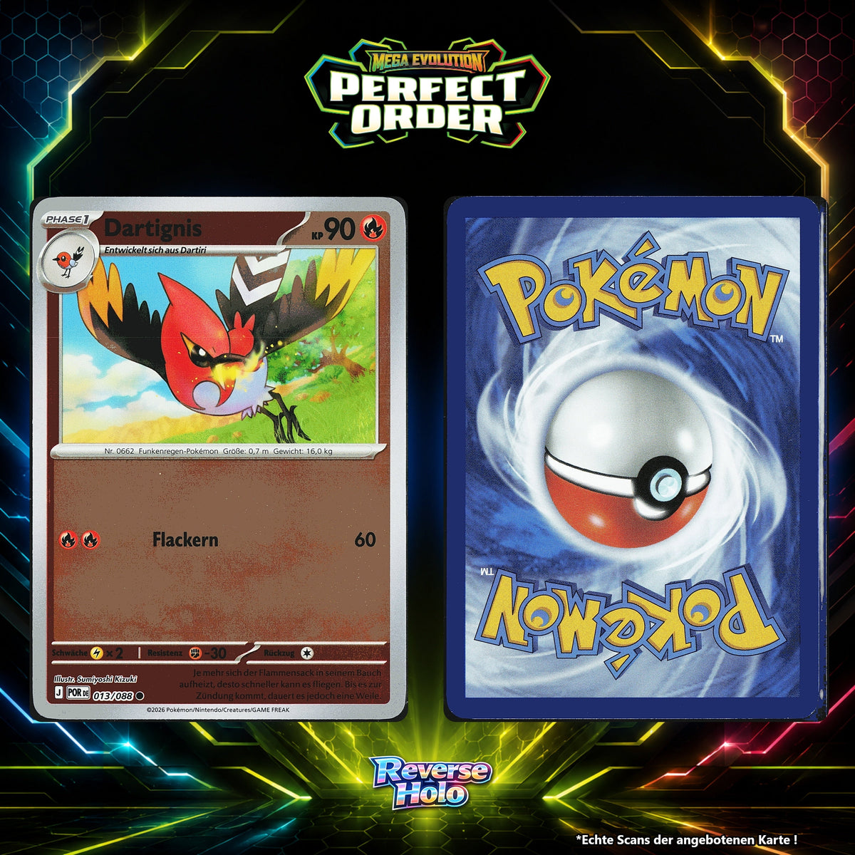 Dartignis Reverse Holo POR 13/88