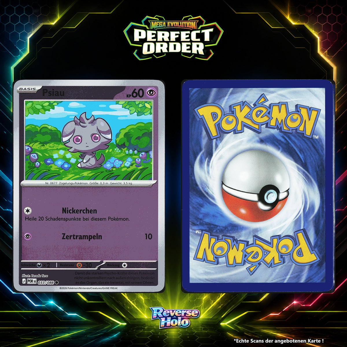 Psiau Reverse Holo POR 33/88