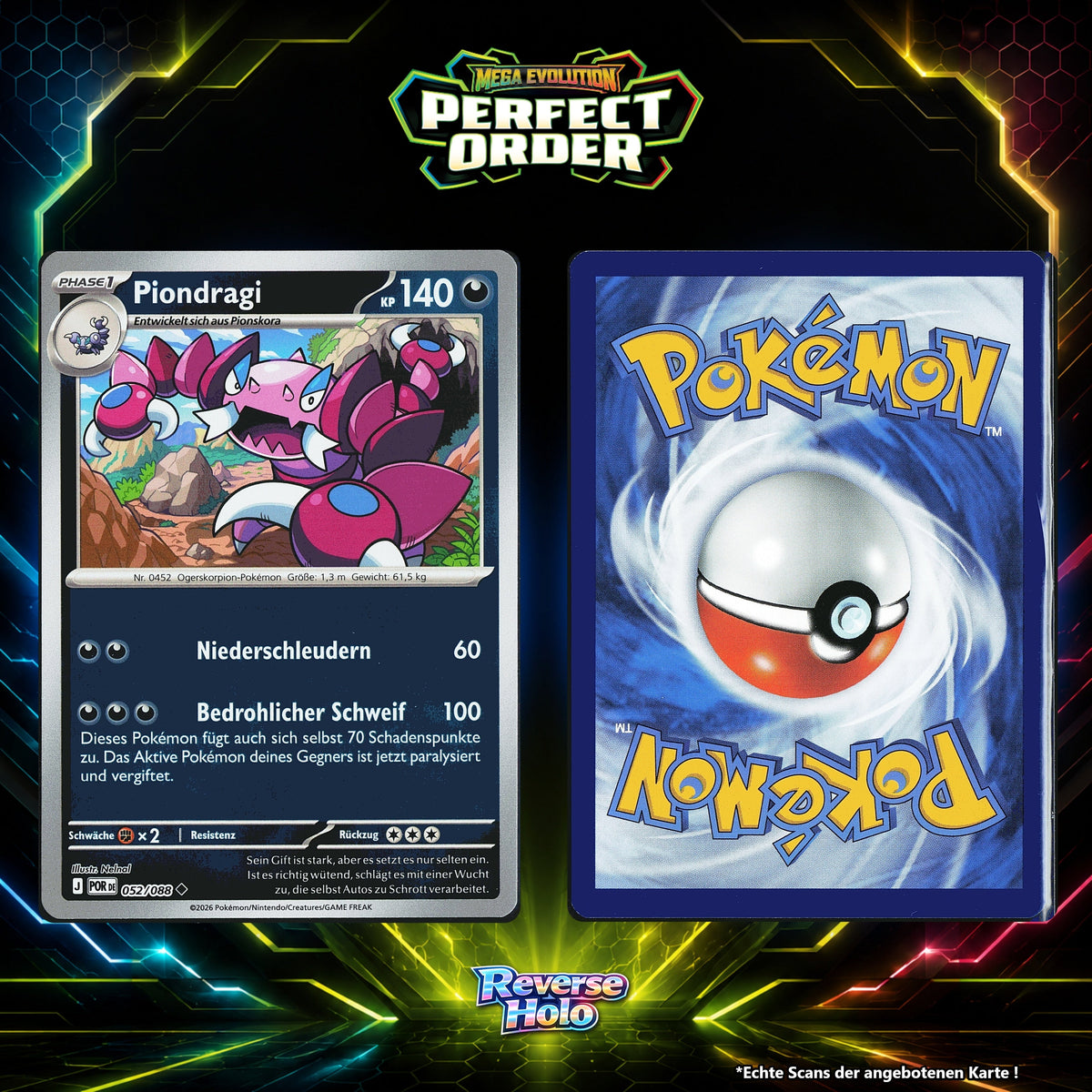Piondragi Reverse Holo POR 52/88