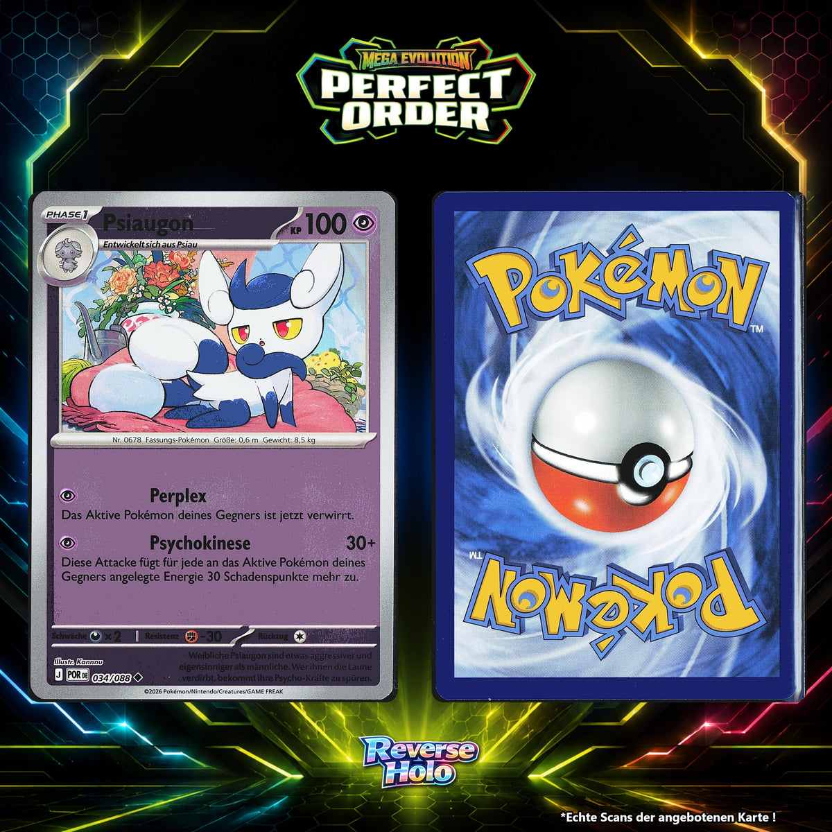 Psiaugon Reverse Holo POR 34/88
