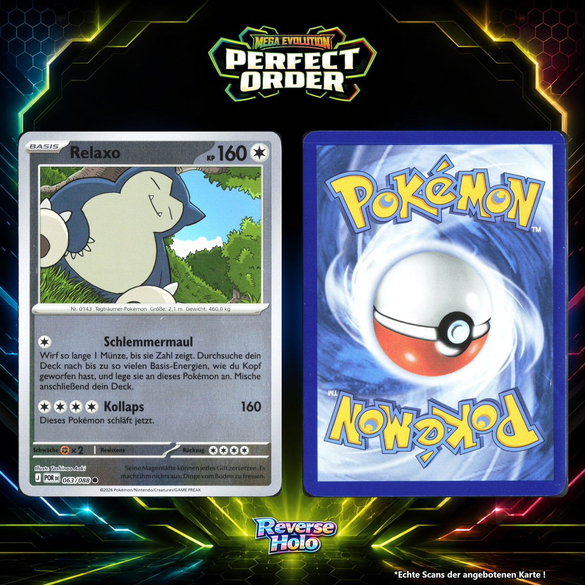 Relaxo Reverse Holo POR 63/88
