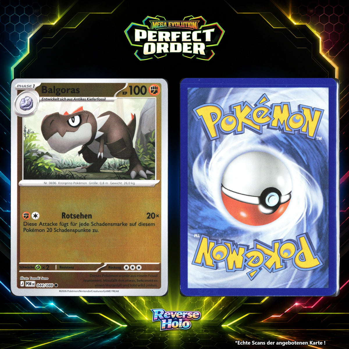 Balgoras Reverse Holo POR 44/88