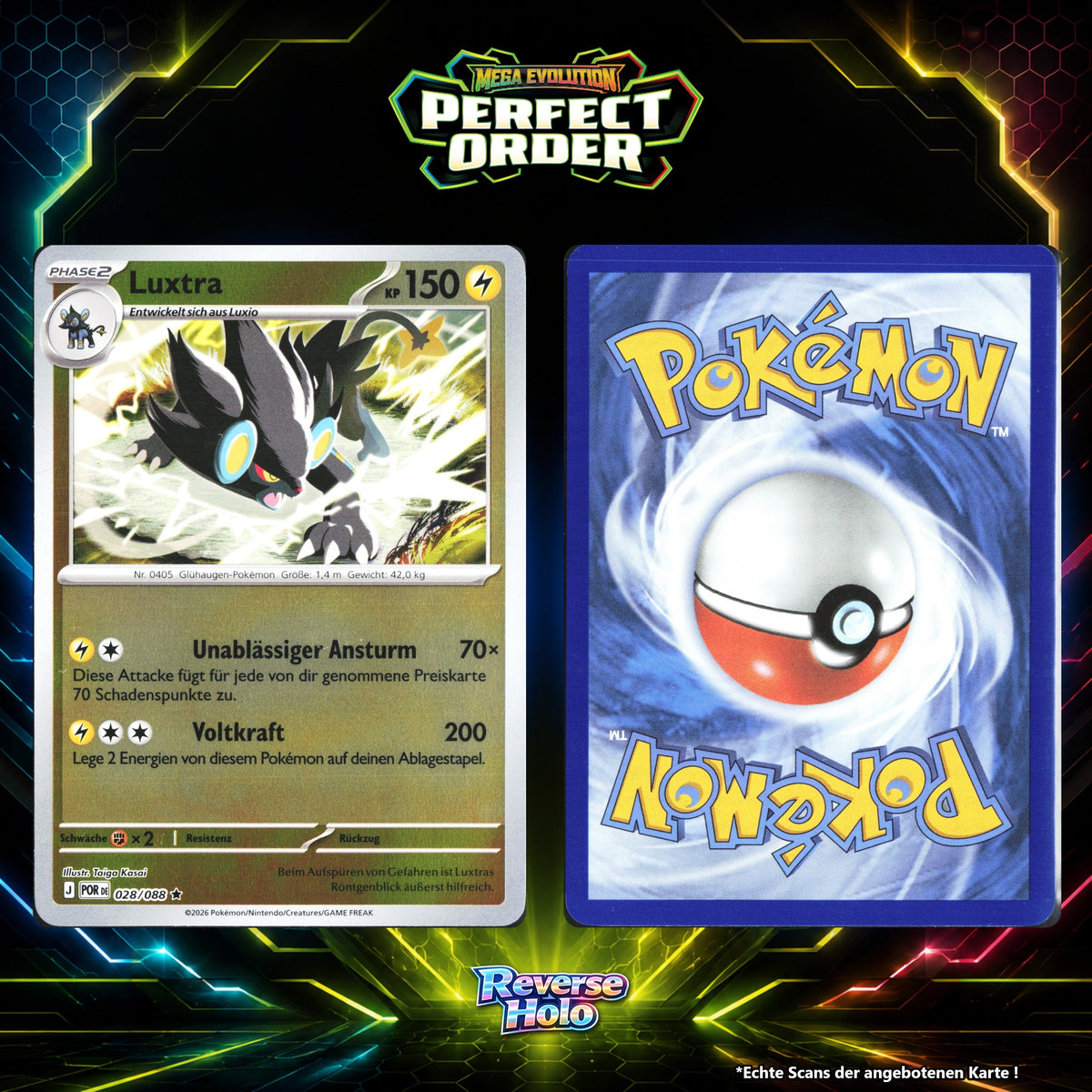Luxtra Reverse Holo POR 28/88