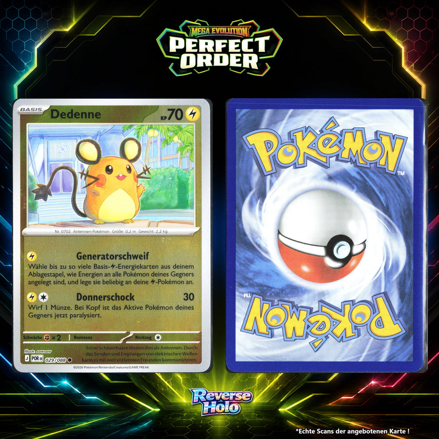 Dedenne Reverse Holo POR 29/88
