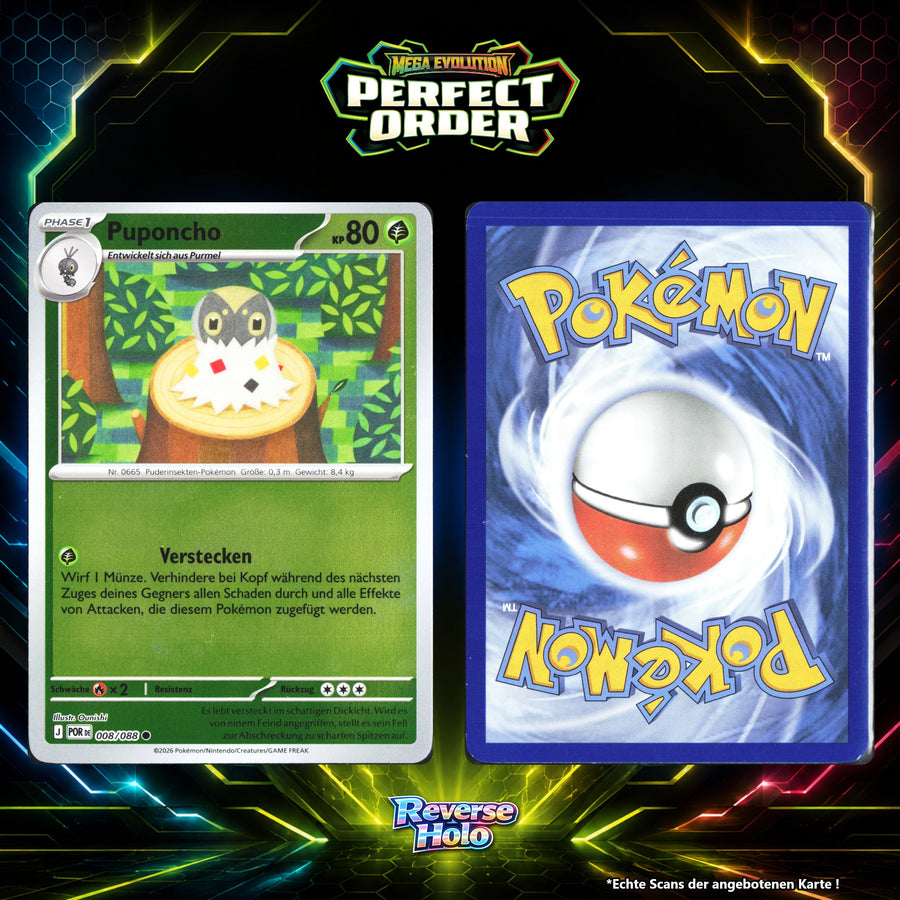 Puponcho Reverse Holo POR 8/88