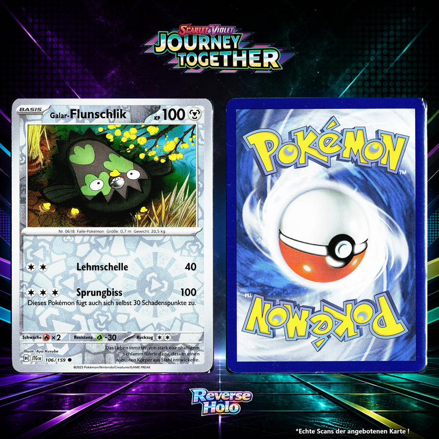 Galar Flunschlik Reverse Holo Energy-Pattern JTG 106/159