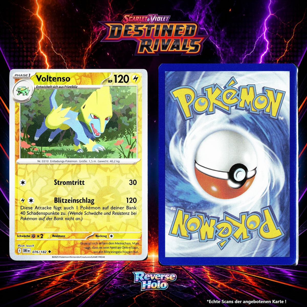 Voltenso Reverse Holo Energy-Pattern DRI 76/182