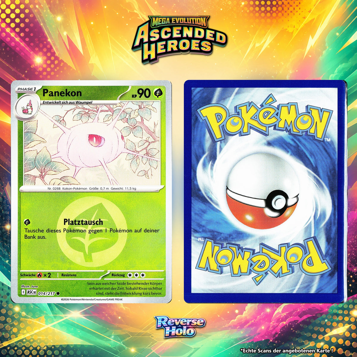 Panekon Reverse Holo Energy-Pattern ASC 14/217