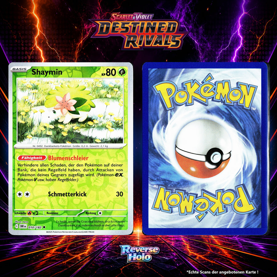 Shaymin Reverse Holo Energy-Pattern DRI 10/182