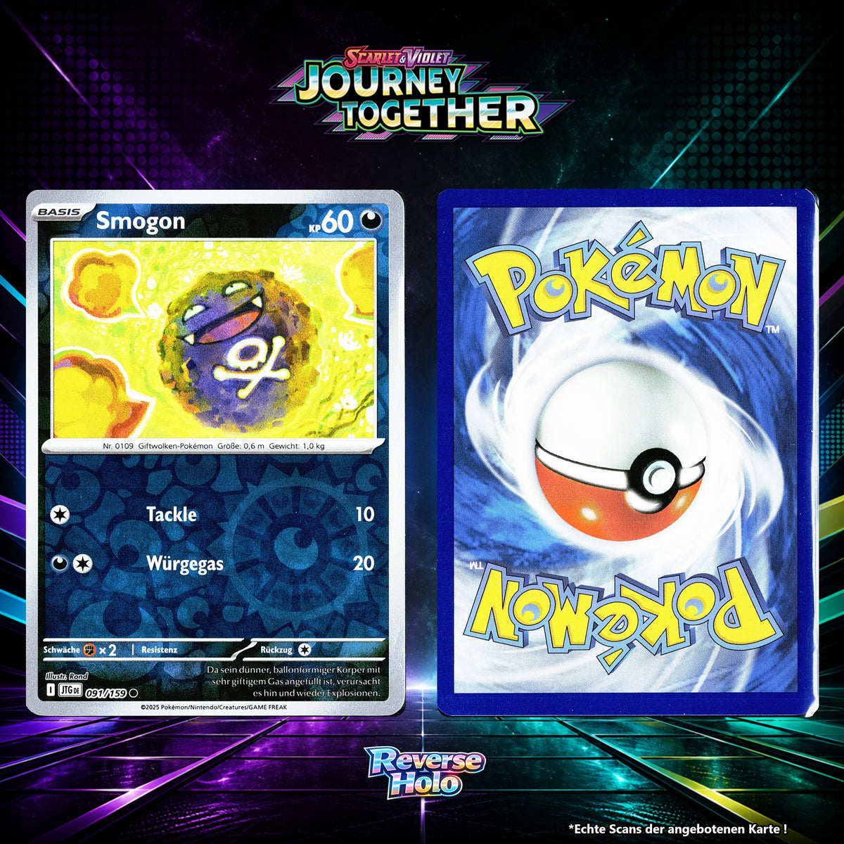 Smogon Reverse Holo Energy-Pattern JTG 91/159
