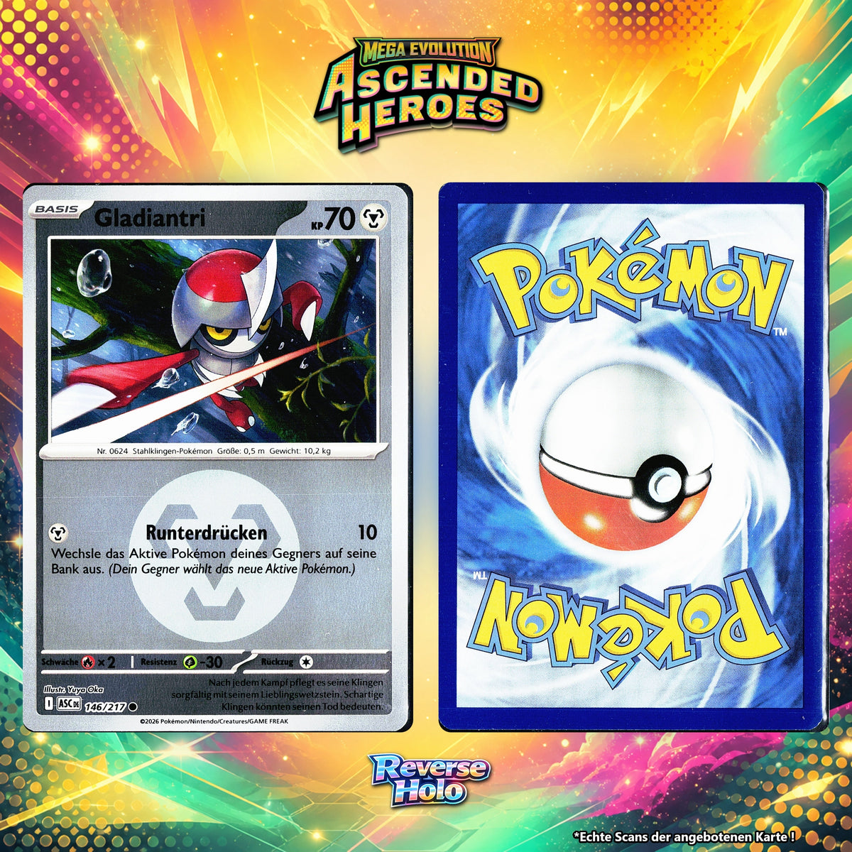 Gladiantri Reverse Holo Energy-Pattern ASC 146/217
