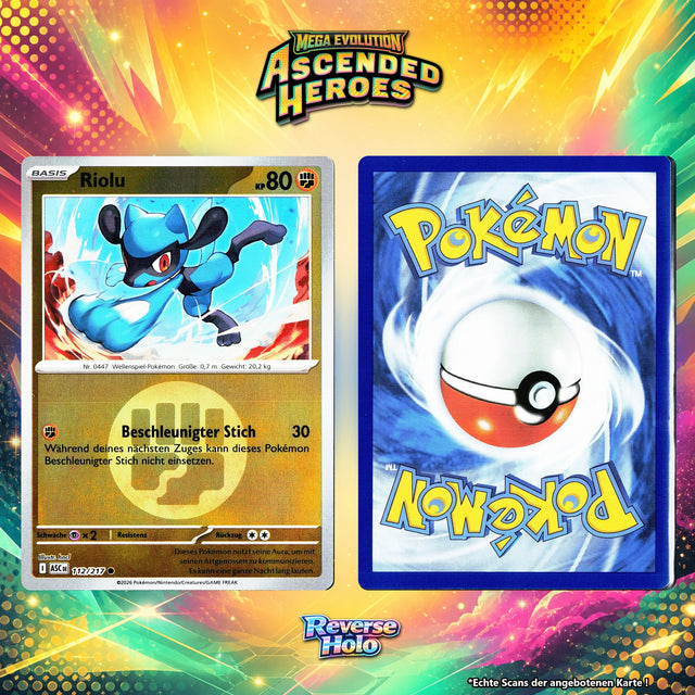 Riolu Reverse Holo Energy-Pattern ASC 112/217