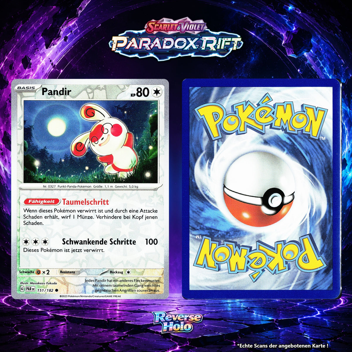 Pandir Reverse Holo Energy-Pattern PAR 151/182