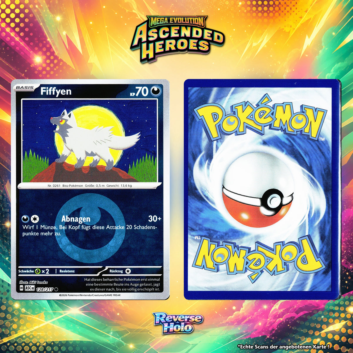 Fiffyen Reverse Holo Energy-Pattern ASC 128/217
