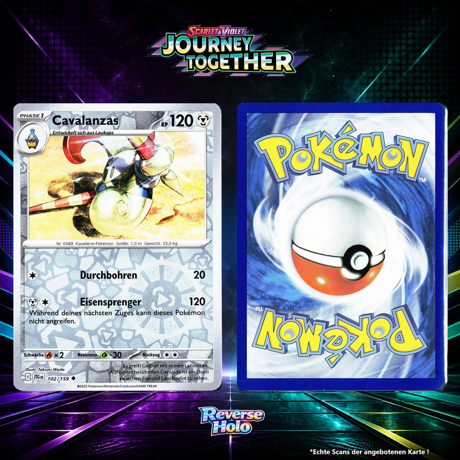 Cavalanzas Reverse Holo Energy-Pattern JTG 102/159