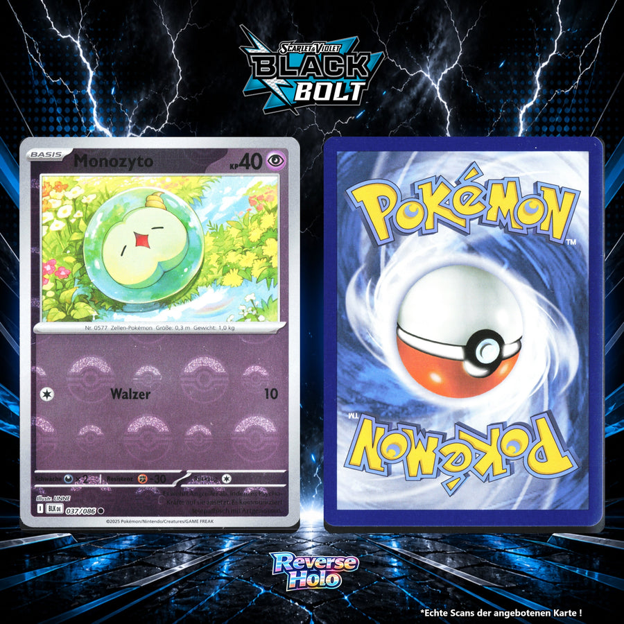 Monozyto Reverse Holo Pokeball BLK 37/86