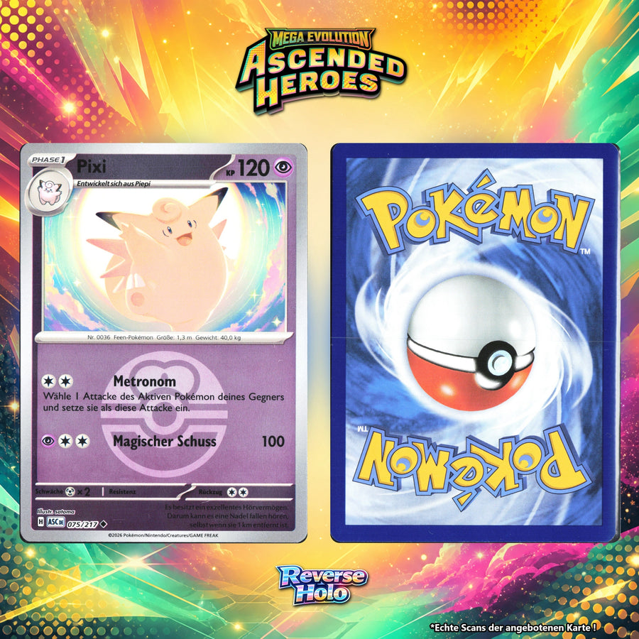 Pixi Reverse Holo Pokeball ASC 75/217