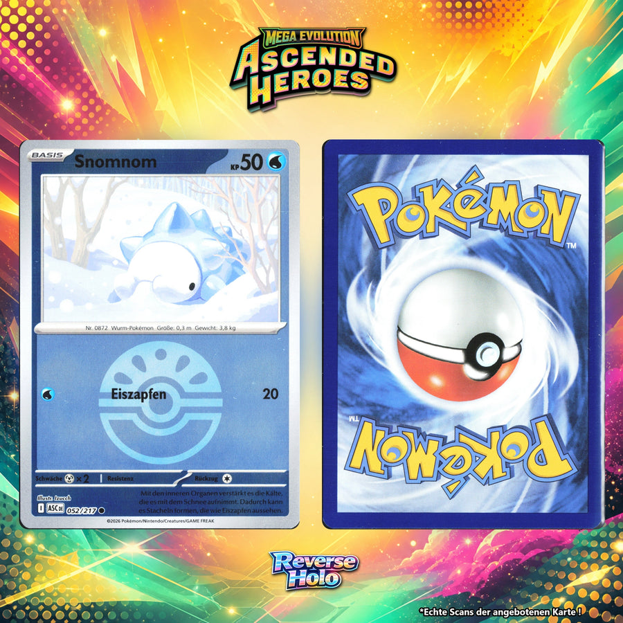 Snomnom Reverse Holo Pokeball ASC 52/217