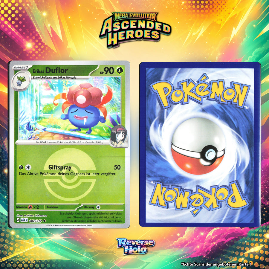 Erikas Duflor Reverse Holo Pokeball ASC 2/217