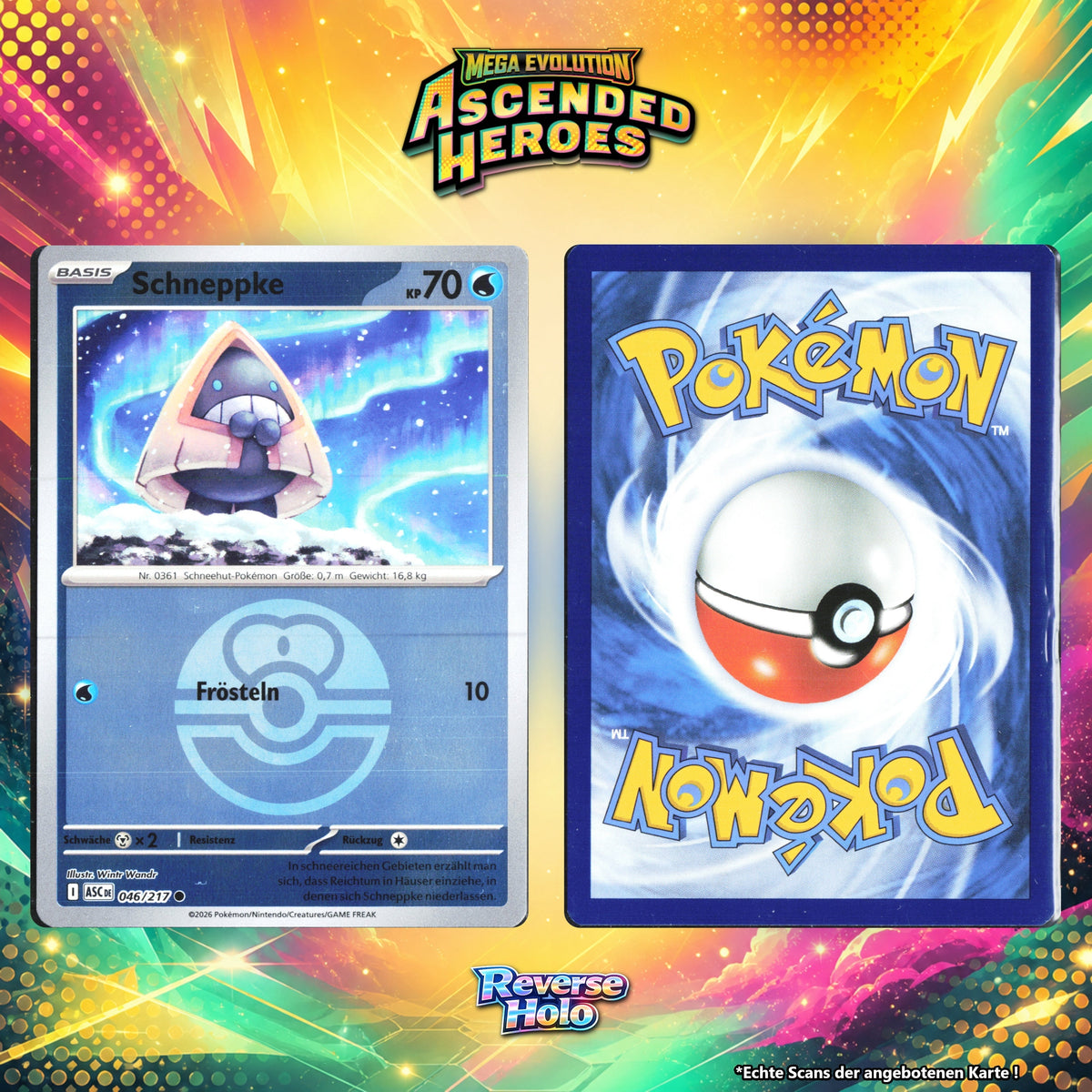 Schneppke Reverse Holo Pokeball ASC 46/217