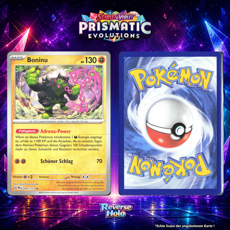 Boninu Reverse Holo Pokeball PRE 57/131