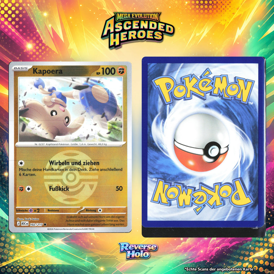 Kapoera Reverse Holo Pokeball ASC 102/217