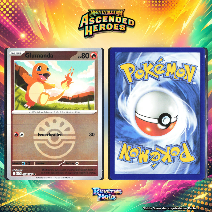 Glumanda Reverse Holo Pokeball ASC 20/217