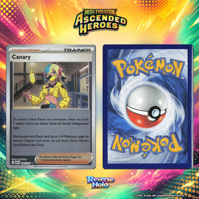 Canary Reverse Holo ASC 185/217