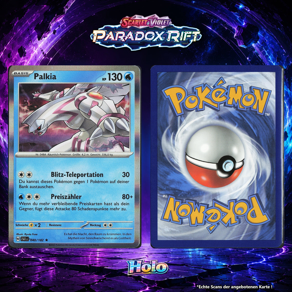 Palkia Holo PAR 40/182