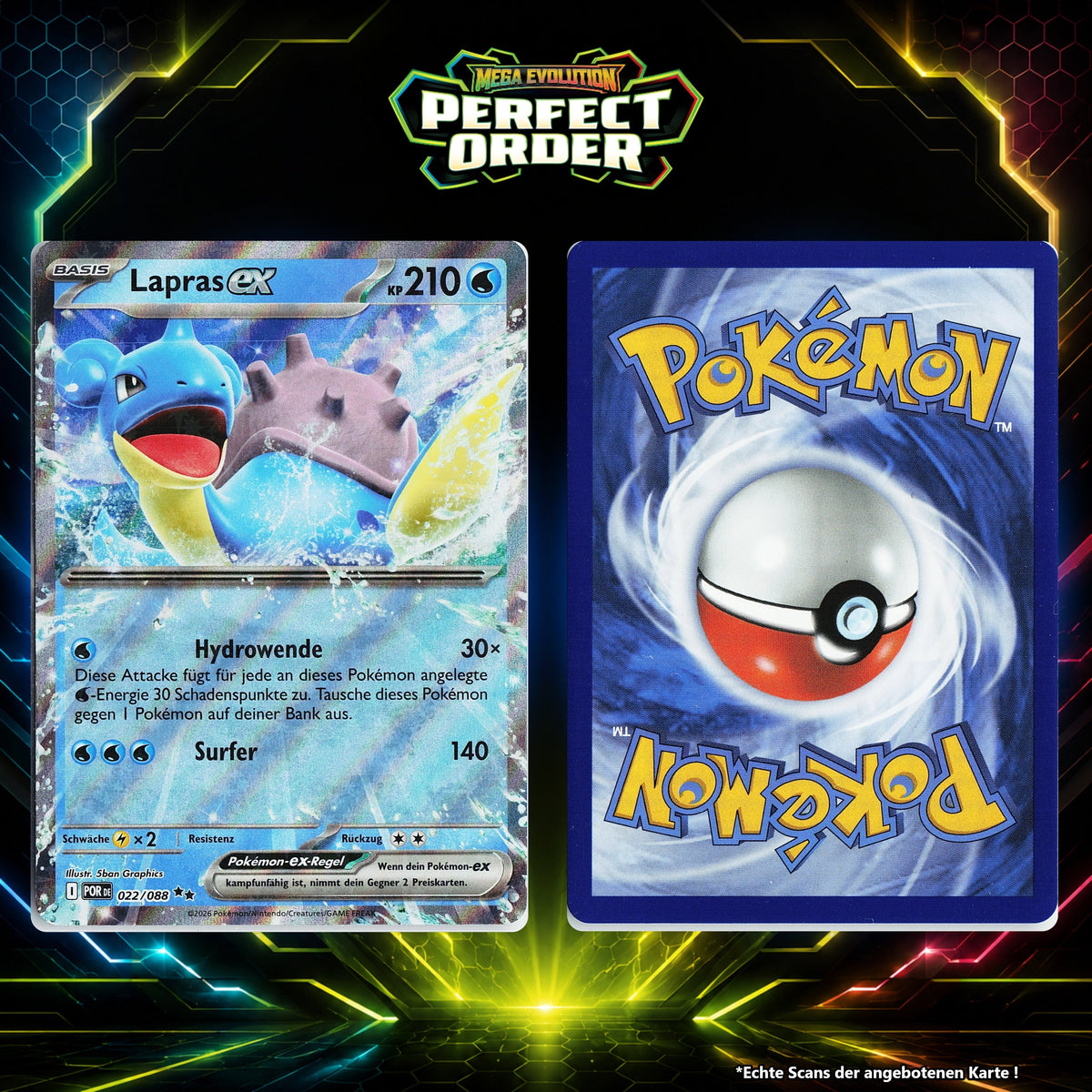 Lapras ex Normal POR 22/88