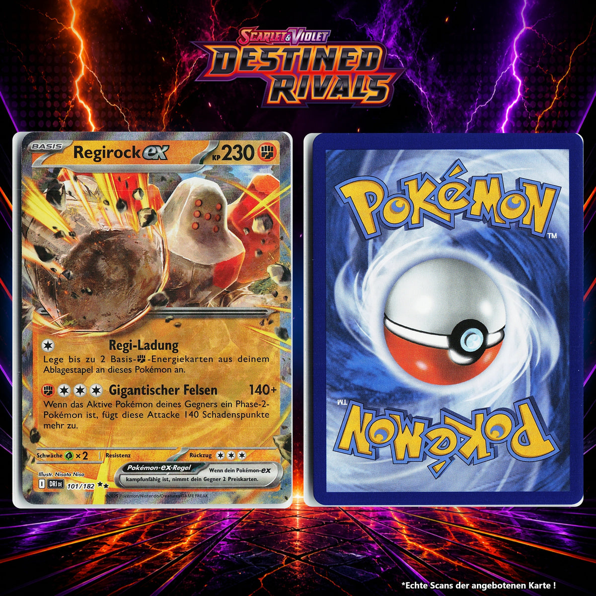 Regirock ex Normal DRI 101/182