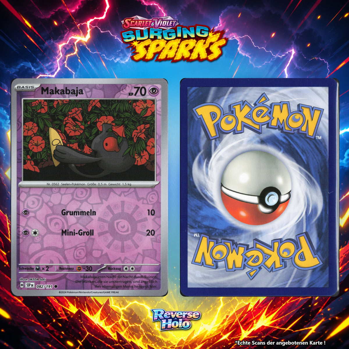Makabaja Reverse Holo Energy-Pattern SSP 82/191