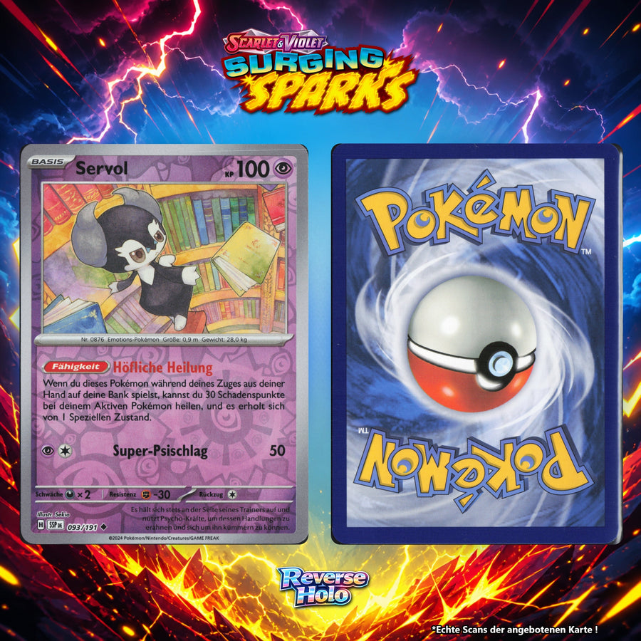 Servol Reverse Holo Energy-Pattern SSP 93/191