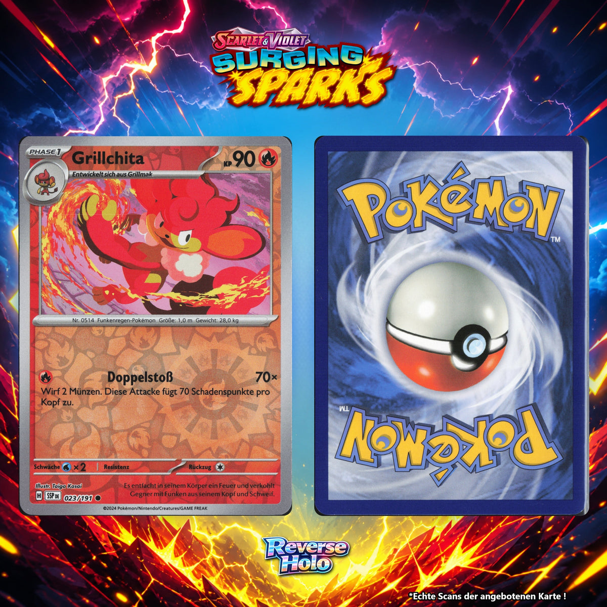 Grillchita Reverse Holo Energy-Pattern SSP 23/191