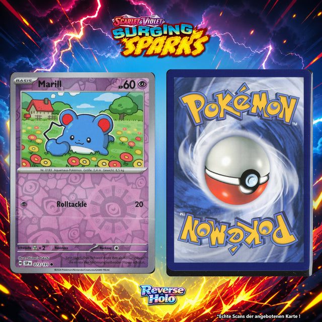 Marill Reverse Holo Energy-Pattern SSP 73/191