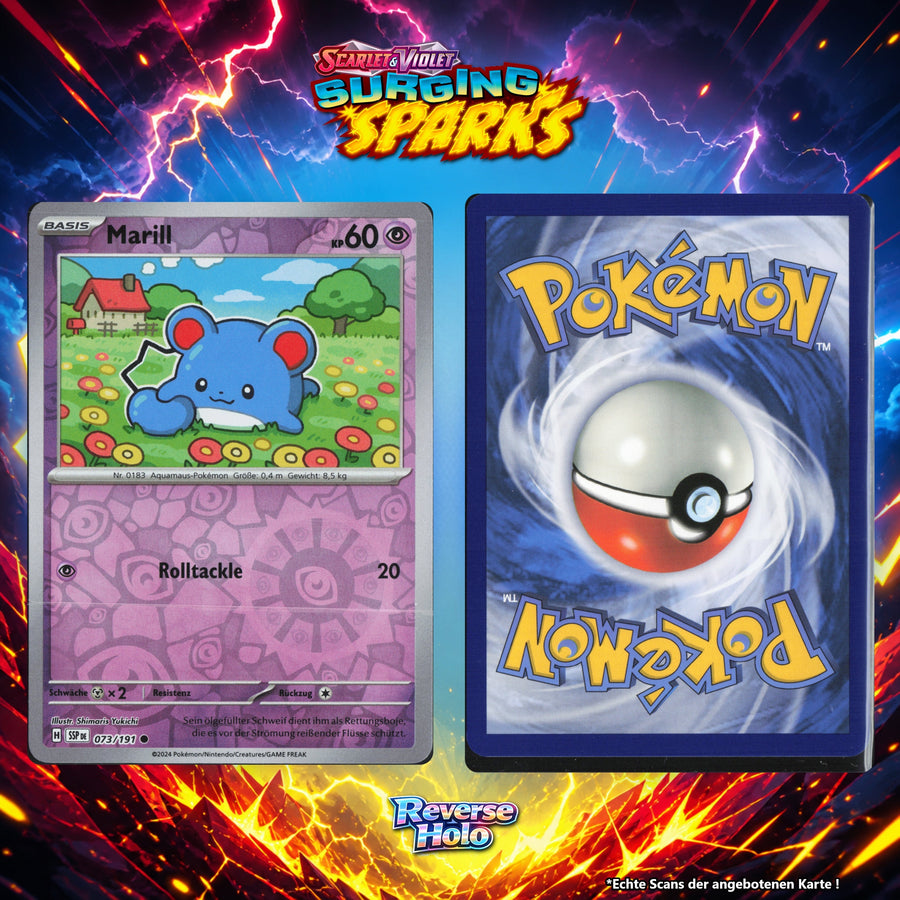 Marill Reverse Holo Energy-Pattern SSP 73/191