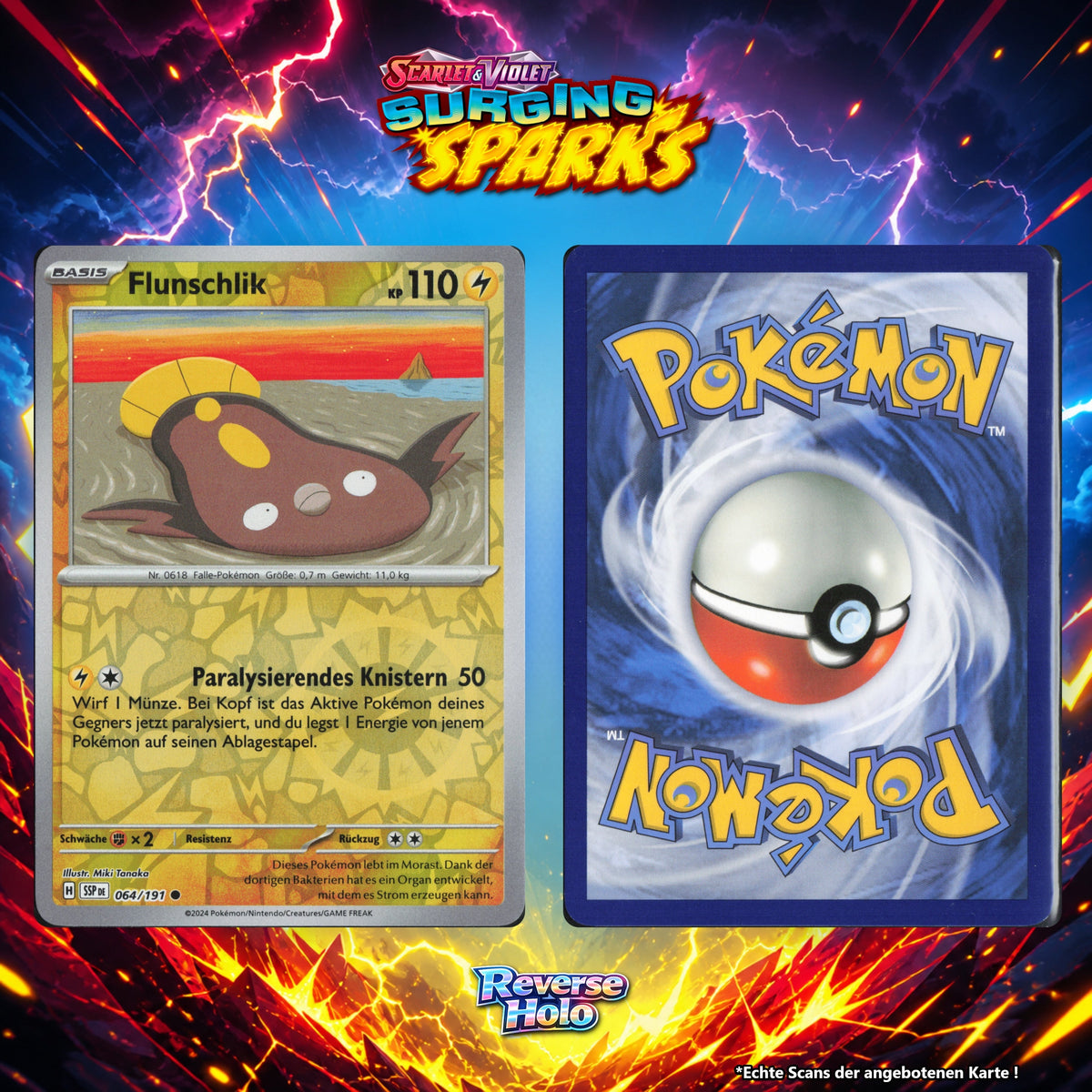 Flunschlik Reverse Holo Energy-Pattern SSP 64/191