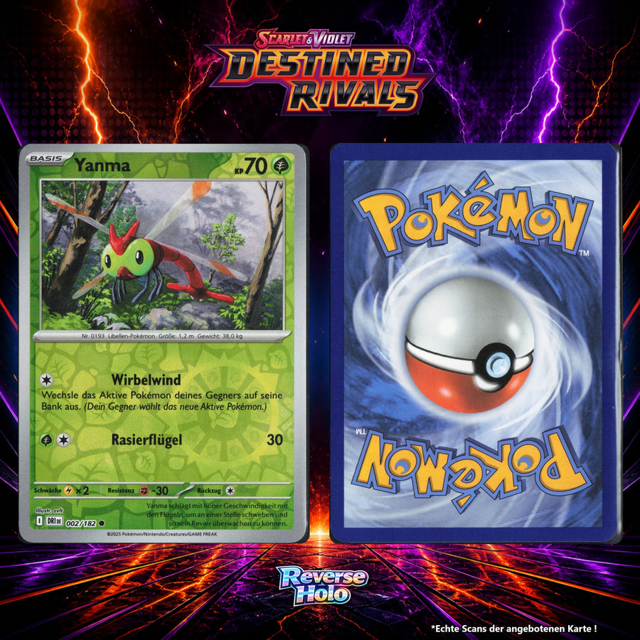 Yanma Reverse Holo Energy-Pattern DRI 2/182
