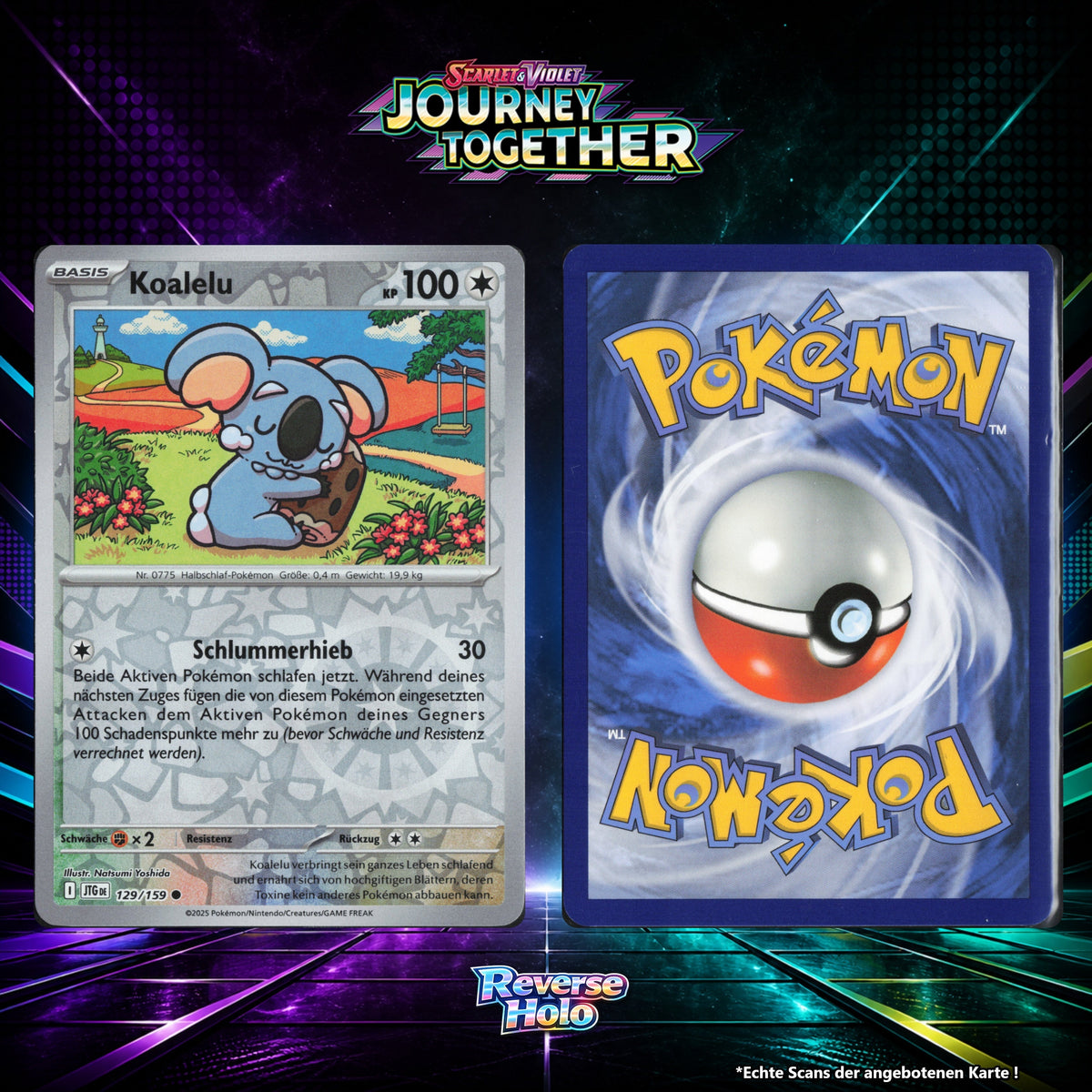 Koalelu Reverse Holo Energy-Pattern JTG 129/159
