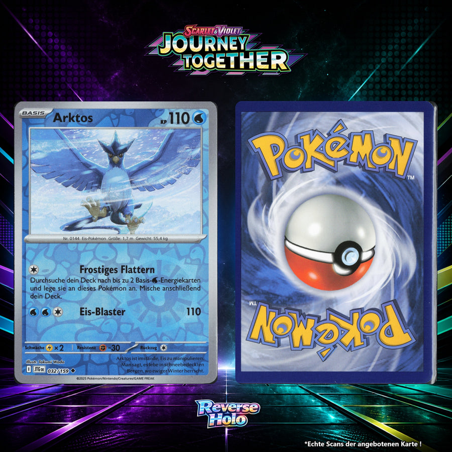 Arktos Reverse Holo Energy-Pattern JTG 32/159